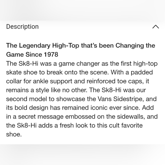 Vans Sk8-Hi Black Flower *NWT* - Picture 9 of 16